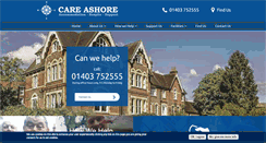 Desktop Screenshot of careashore.org